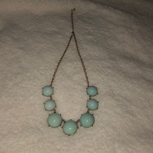Blue-ish/Green ball necklace